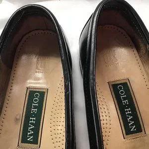 Cole Haahn Men\'s Loafers Size 9.5 M Black Leather Buckled Great Condition Cole Haan Pinch Buckle Loafer 03518 9 D Black | eBay main image 4